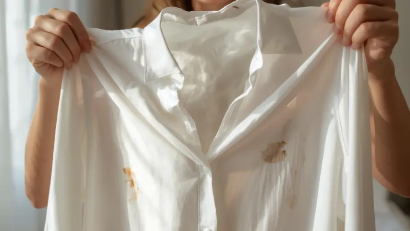 ブラウスしみ