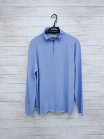 エルメスカシミアセーター襟しみ処理1