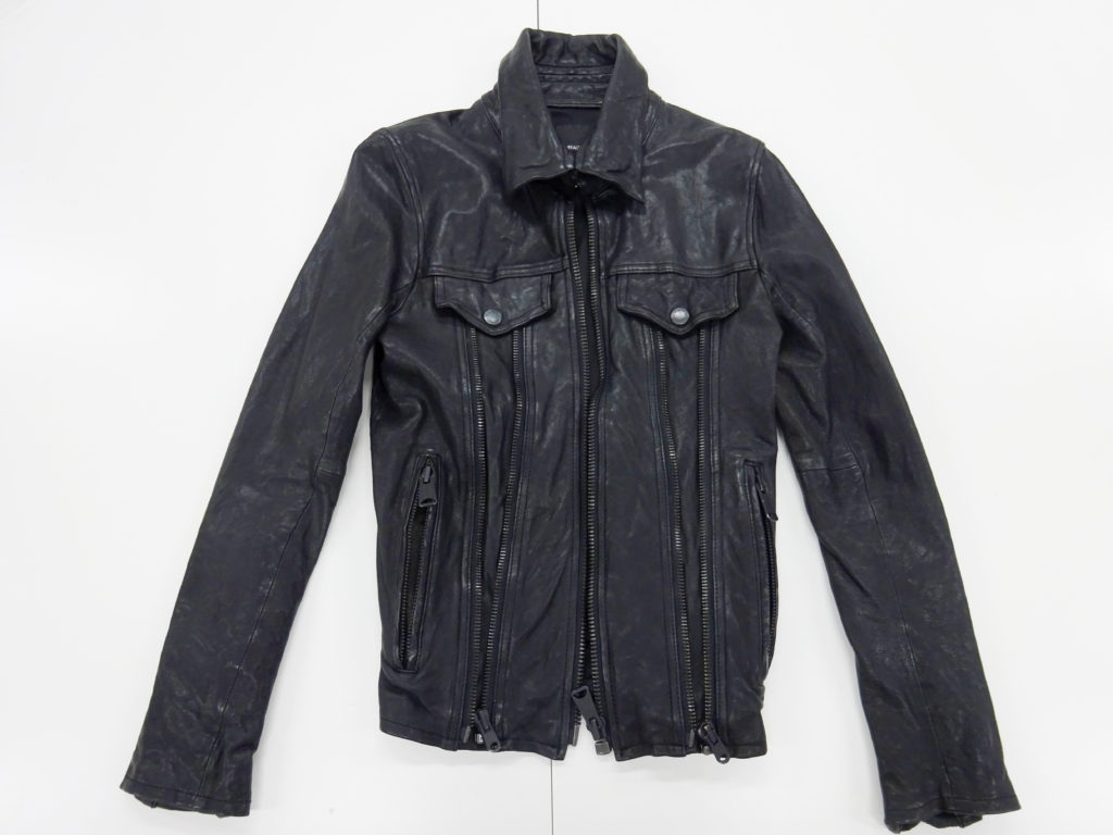 ノーブランドレザージャケットカビ取り