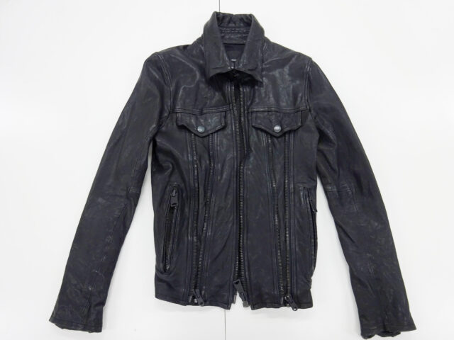 ノーブランドレザージャケットカビ取り