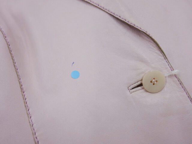 ノーブランドレザージャケット染み抜き9