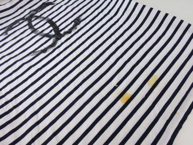 シャネル手書きロゴ染み抜きTシャツ6