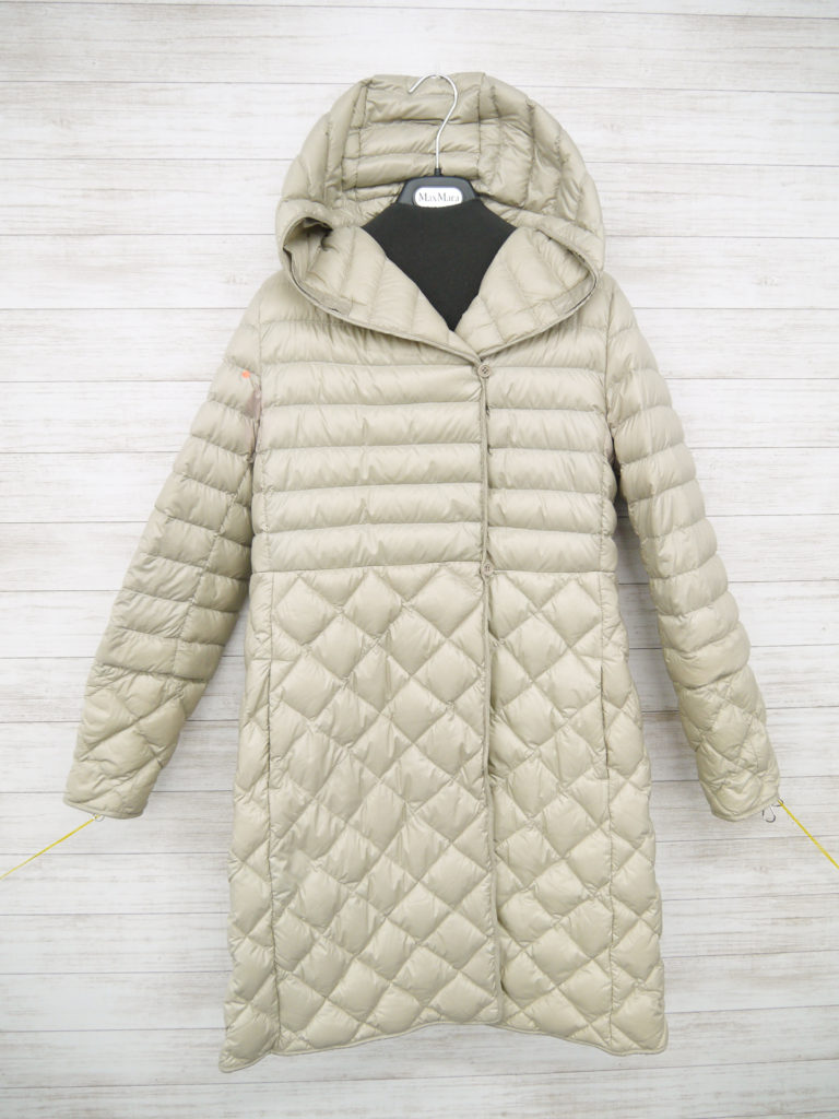 マックスマーラダウンコート染み抜き2