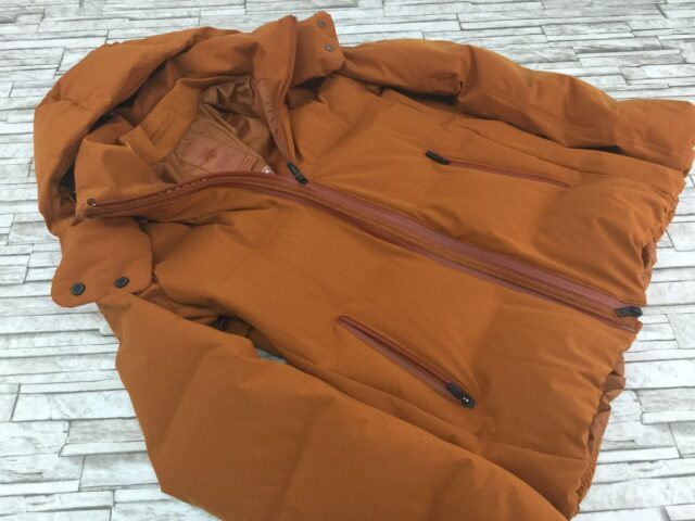 水沢ダウン染み抜オレンジ６