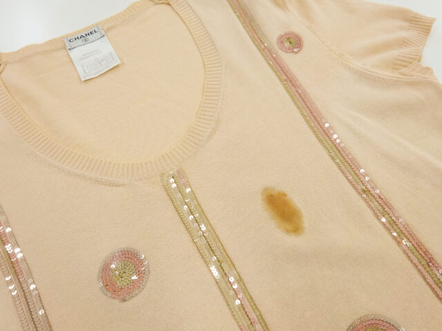 シャネル染み汚れ落とし1