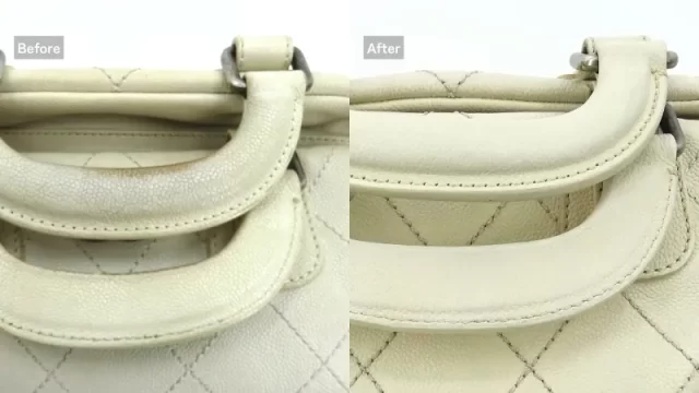 シャネル鞄クリーニング水洗い