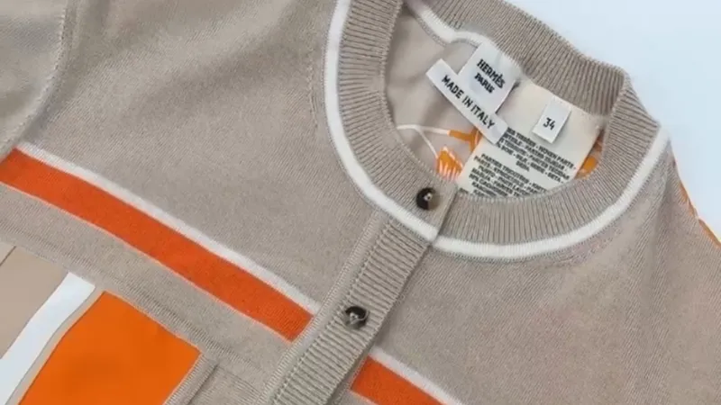 エルメスツイルレーヌカーディガン