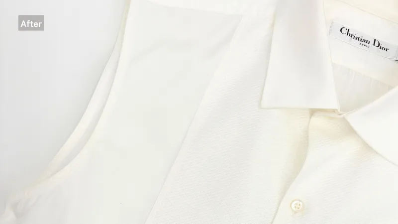Diorシャツワンピースクリーニング