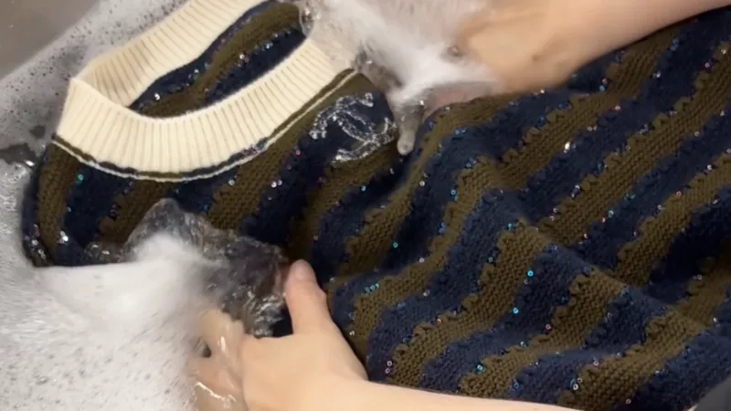 シャネルセーター洗い