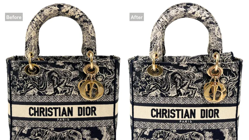 Diorバッグクリーニング