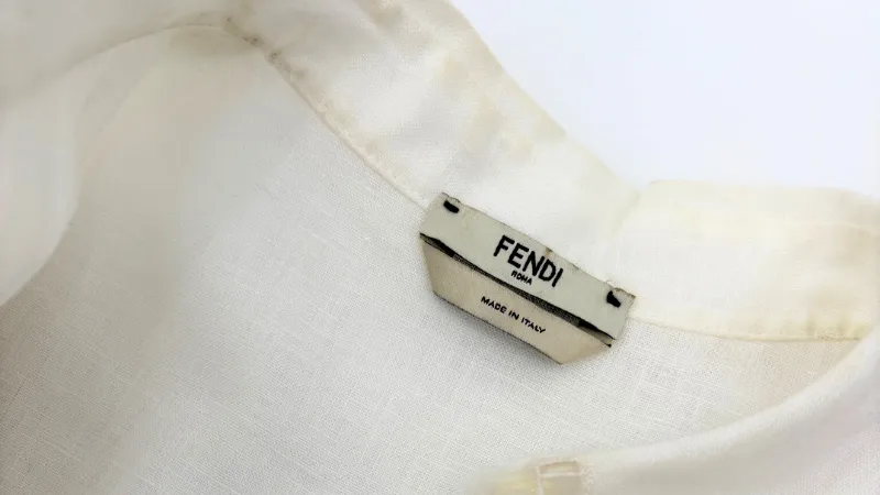 フェンディ麻ワンピースクリーニング