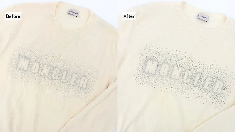 Monclerセーター水洗い