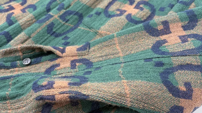 GUCCIウールシャツクリーニング水洗い